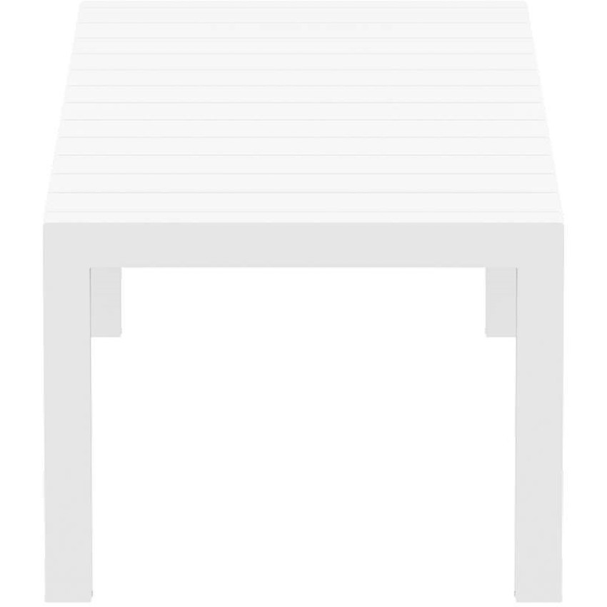 VEGAS WHITE 100X260/300Χ75εκ. ΕΠΕΚΤ.ΤΡΑΠΕΖΙ ΠΟΛ/ΝΙΟΥ