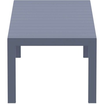 VEGAS DARK GREY 100X260/300Χ75εκ. ΕΠΕΚΤ.ΤΡΑΠΕΖΙ ΠΟΛ/ΝΙΟΥ