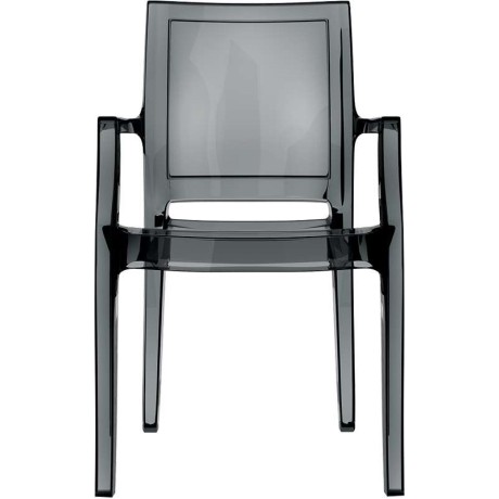 Πολυθρόνα ARTHUR - Ακρυλικό Μαύρο Διαφανές 56 x 60 x 91εκ.