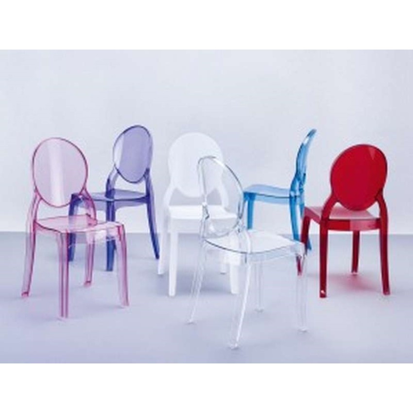 Παιδική Καρέκλα BABY ELIZABETH - Χρώμα Clear Transparent 30 x 34 x 63 εκ. Παιδική Καρέκλα BABY ELIZABETH - Χρώμα Clear Transparent 30 x 34 x 63 εκ.