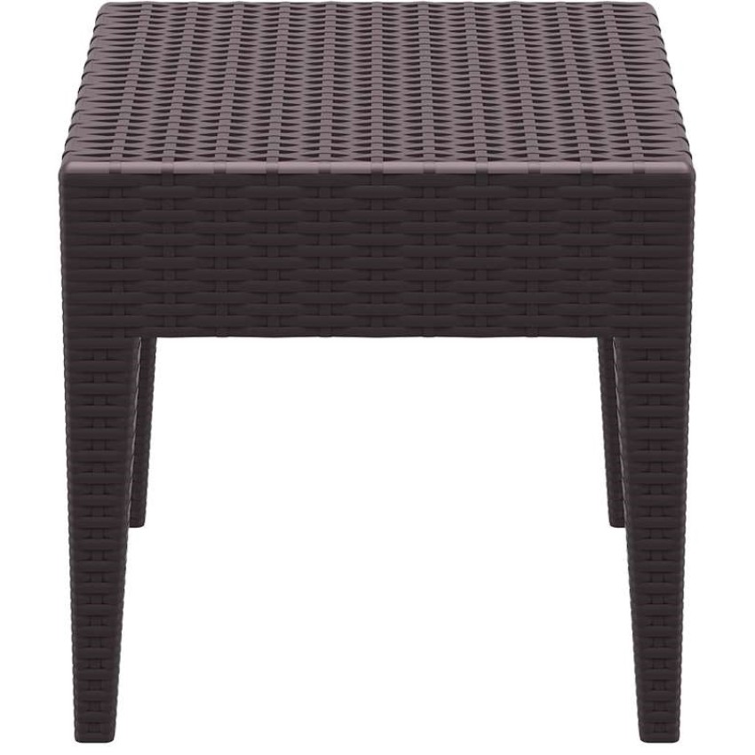 MIAMI BROWN ΤΡΑΠΕΖΙ 45Χ45Χ45εκ. ΠΟΛ/ΝΙΟΥ MIAMI BROWN ΤΡΑΠΕΖΙ 45Χ45Χ45εκ. ΠΟΛ/ΝΙΟΥ