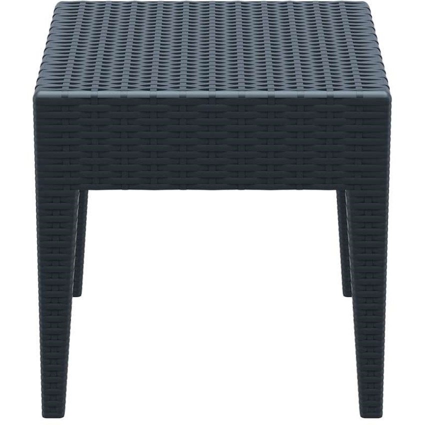 MIAMI DARK GREY ΤΡΑΠΕΖΙ 45Χ45Χ45εκ. ΠΟΛ/ΝΙΟΥ