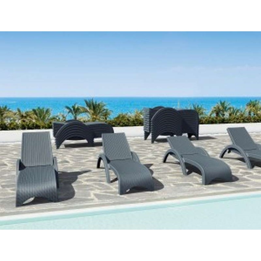 Ξαπλώστρα “Αιθέρια Σκιά” σε σκούρο γκρι χρώμα 73Χ187Χ44εκ Ξαπλώστρα “Αιθέρια Σκιά” σε σκούρο γκρι χρώμα 73Χ187Χ44εκ