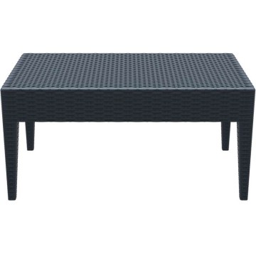 MIAMI DARK GREY ΤΡΑΠΕΖΙ 92Χ53Χ45εκ. ΠΟΛ/ΝΙΟΥ