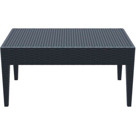 MIAMI DARK GREY ΤΡΑΠΕΖΙ 92Χ53Χ45εκ. ΠΟΛ/ΝΙΟΥ