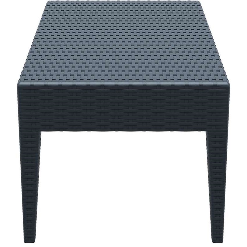 MIAMI DARK GREY ΤΡΑΠΕΖΙ 92Χ53Χ45εκ. ΠΟΛ/ΝΙΟΥ