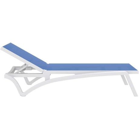 Ξαπλώστρα Pacific White/Blue 193X68X35εκ