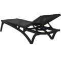Ξαπλώστρα Siesta Pacific Black/Black 193X68X35εκ Ξαπλώστρα Siesta Pacific Black/Black 193X68X35εκ