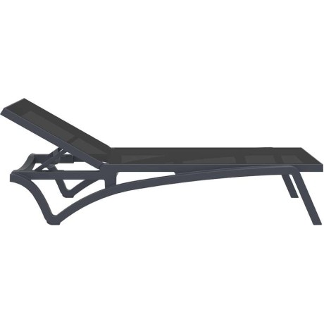 Ξαπλώστρα Siesta Pacific Dark Grey/Black
