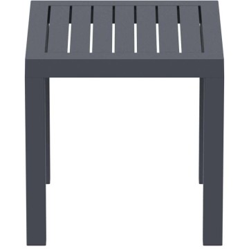 OCEAN DARK GREY ΤΡΑΠΕΖΙ 45Χ45Χ45εκ. ΠΟΛ/ΝΙΟΥ