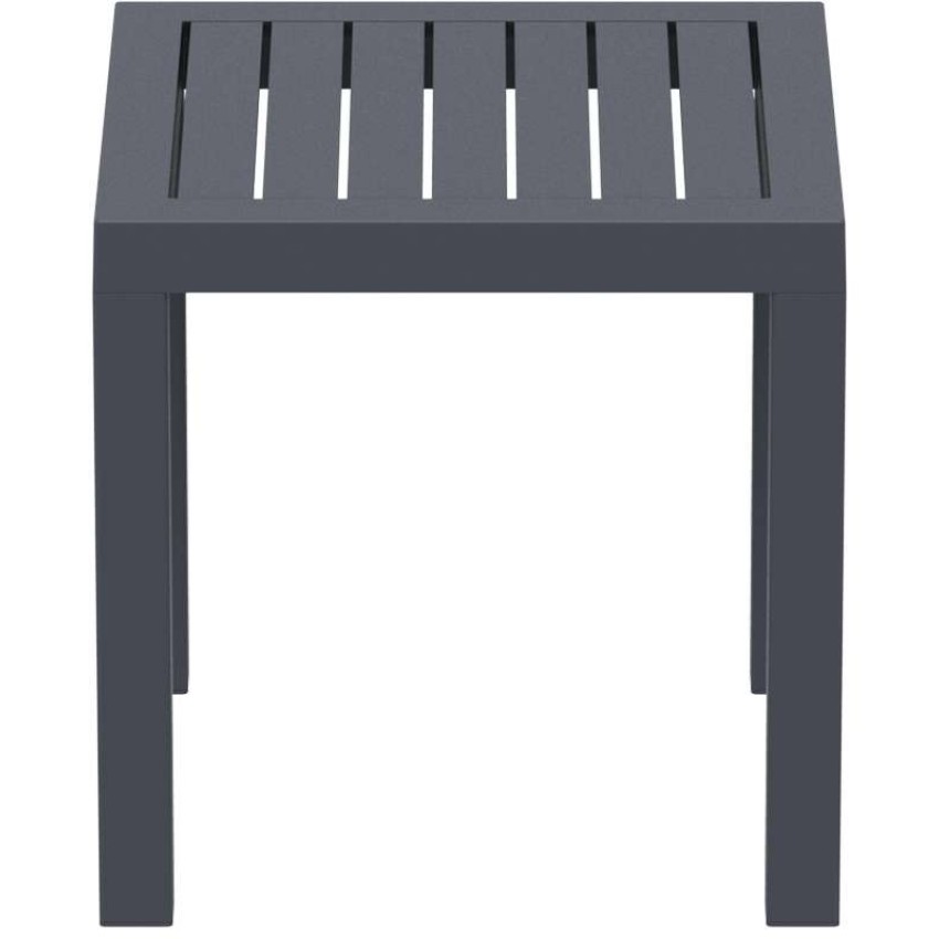 OCEAN DARK GREY ΤΡΑΠΕΖΙ 45Χ45Χ45εκ. ΠΟΛ/ΝΙΟΥ OCEAN DARK GREY ΤΡΑΠΕΖΙ 45Χ45Χ45εκ. ΠΟΛ/ΝΙΟΥ