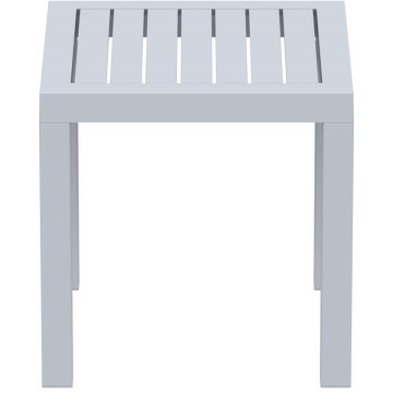 OCEAN SILVER GREY ΤΡΑΠΕΖΙ 45Χ45Χ45εκ. ΠΟΛ/ΝΙΟΥ