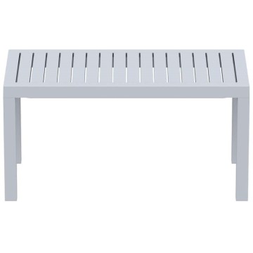 OCEAN SILVER GREY ΤΡΑΠΕΖΙ 90Χ45Χ45εκ. ΠΟΛ/ΝΙΟΥ