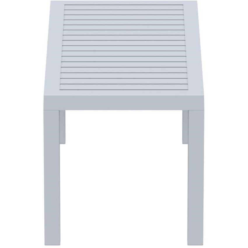 OCEAN SILVER GREY ΤΡΑΠΕΖΙ 90Χ45Χ45εκ. ΠΟΛ/ΝΙΟΥ