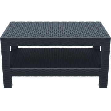 MONACO DARK GREY ΤΡΑΠΕΖΙ 92Χ57Χ45εκ. ΠΟΛ/ΝΙΟΥ