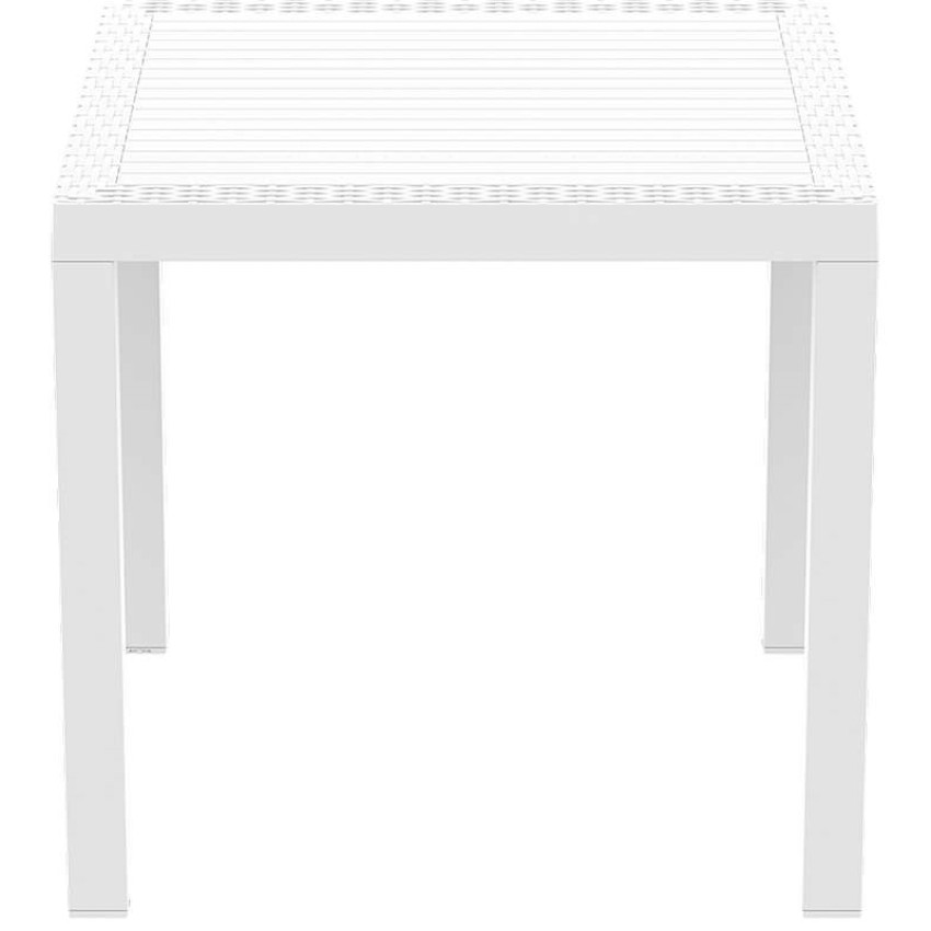 ORLANDO 80Χ80Χ75εκ. WHITE ΤΡΑΠΕΖΙ ΠΟΛ/ΝΙΟΥ