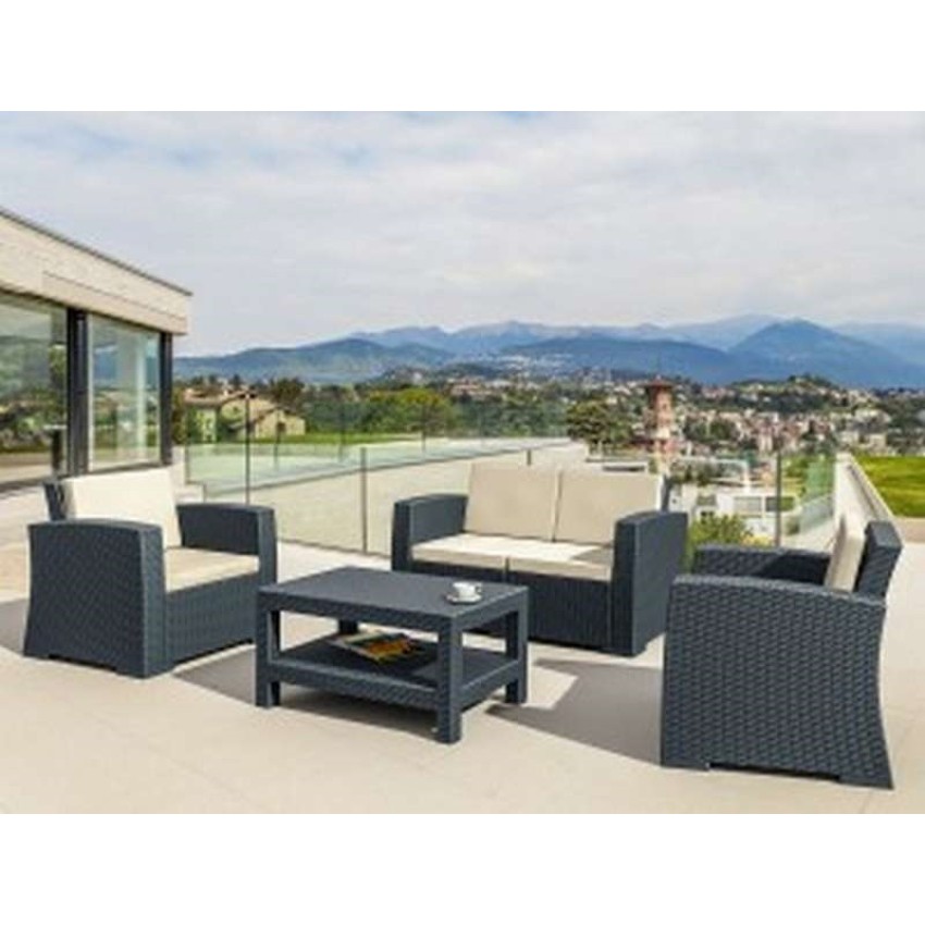 MONACO DARK GREY ΠΟΛΥΘΡΟΝΑ ΜΕ ΜΑΞ. ΠΟΛ/ΝΙΟΥ