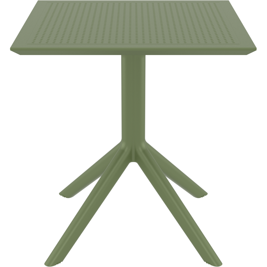 SKY OLIVE GREEN 70X70X74εκ. ΤΡΑΠΕΖΙ ΠΟΛ/ΝΙΟΥ