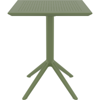 SKY OL.GREEN 60Χ60X74εκ. ΤΡΑΠΕΖΙ ΠΤΥΣ/ΝΟ ΠΟΛ/ΝΙΟΥ