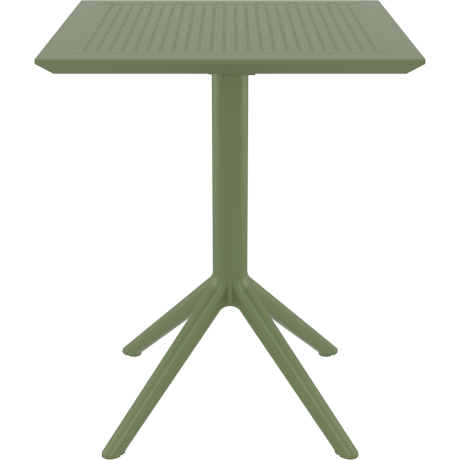 SKY OL.GREEN 60Χ60X74εκ. ΤΡΑΠΕΖΙ ΠΤΥΣ/ΝΟ ΠΟΛ/ΝΙΟΥ