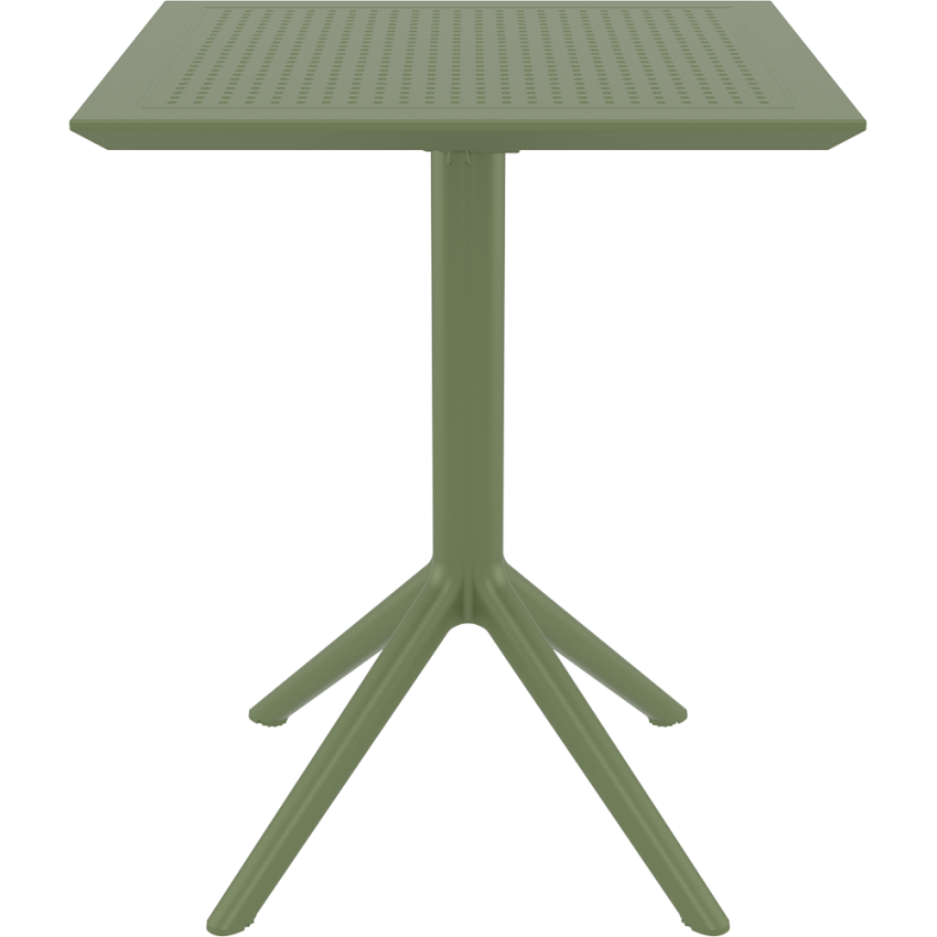 SKY OL.GREEN 60Χ60X74εκ. ΤΡΑΠΕΖΙ ΠΤΥΣ/ΝΟ ΠΟΛ/ΝΙΟΥ