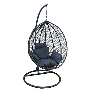 NEST34 ΑΝΘΡΑΚΙ 105X119/Φ102Χ198εκ. ΜΕΤΑΛΛΙΚΗ