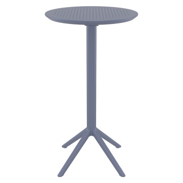 SKY DARK GREY BAR Φ60Χ108εκ.ΠΤΥΣ/ΝΟ ΤΡΑΠ. ΠΟΛ/ΝΙΟΥ