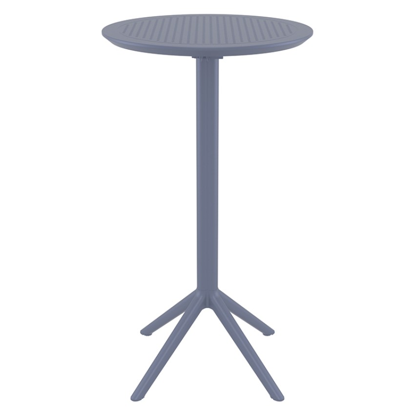 SKY DARK GREY BAR Φ60Χ108εκ.ΠΤΥΣ/ΝΟ ΤΡΑΠ. ΠΟΛ/ΝΙΟΥ