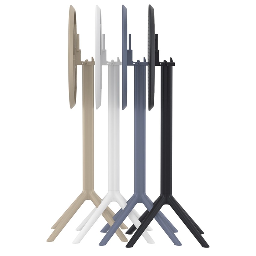 SKY DARK GREY BAR Φ60Χ108εκ.ΠΤΥΣ/ΝΟ ΤΡΑΠ. ΠΟΛ/ΝΙΟΥ