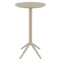 SKY TAUPE BAR Φ60Χ108εκ.ΠΤΥΣ/ΝΟ ΤΡΑΠ. ΠΟΛ/ΝΙΟΥ