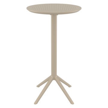 SKY TAUPE BAR Φ60Χ108εκ.ΠΤΥΣ/ΝΟ ΤΡΑΠ. ΠΟΛ/ΝΙΟΥ