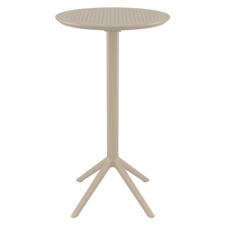 SKY TAUPE BAR Φ60Χ108εκ.ΠΤΥΣ/ΝΟ ΤΡΑΠ. ΠΟΛ/ΝΙΟΥ