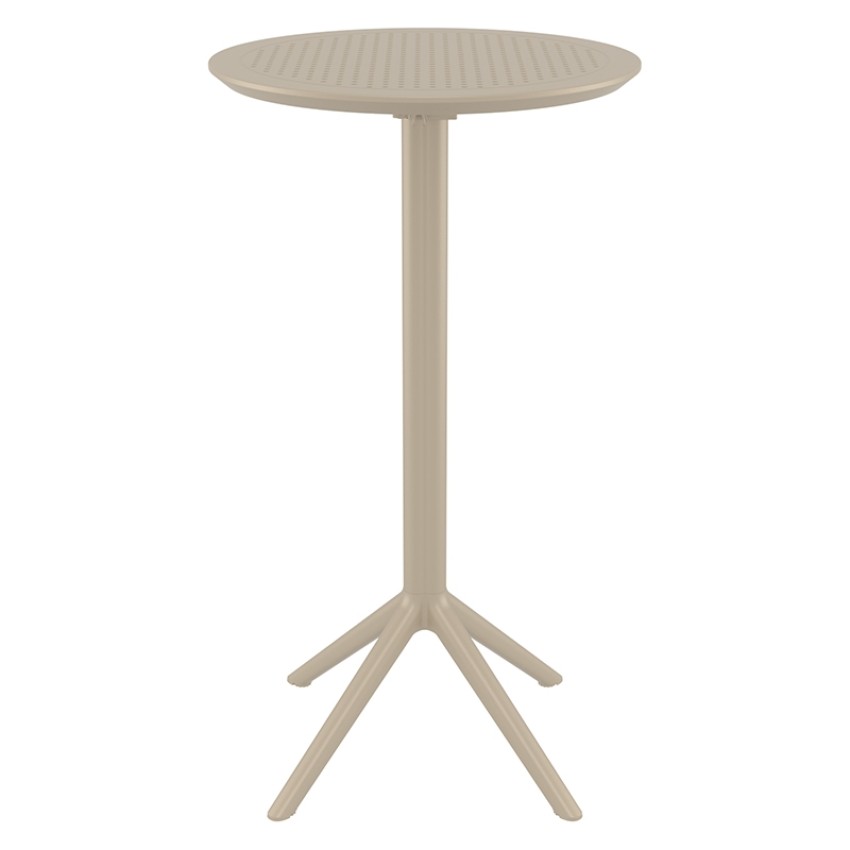 SKY TAUPE BAR Φ60Χ108εκ.ΠΤΥΣ/ΝΟ ΤΡΑΠ. ΠΟΛ/ΝΙΟΥ