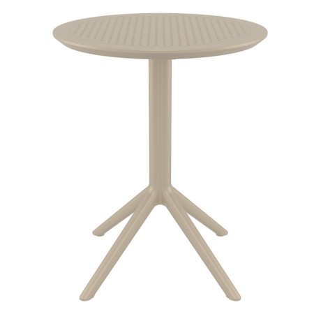 SKY TAUPE Φ60X74εκ. ΤΡΑΠΕΖΙ ΠΤΥΣ/ΝΟ ΠΟΛ/ΝΙΟΥ