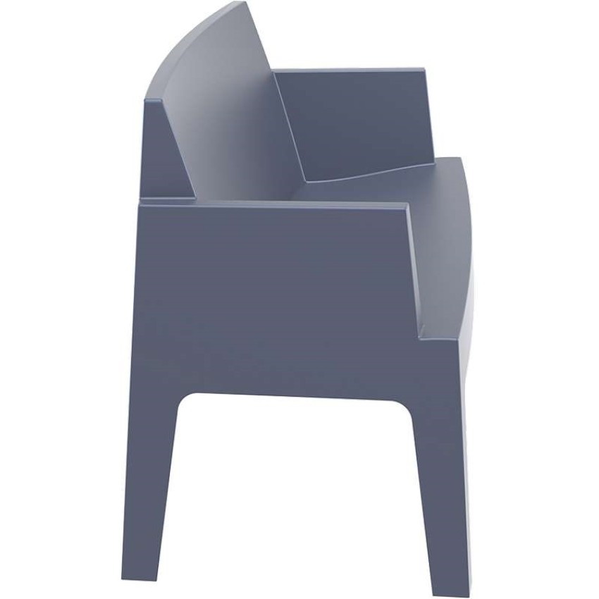 BOX DARK GREY KANAΠEΣ ΠΟΛ/ΝΙΟΥ