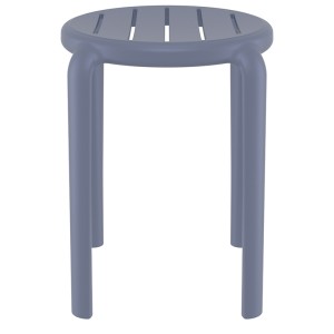 TOM 45εκ. ΣΚΑΜΠΟ DARK GREY ΠΟΛ/ΝΙΟΥ