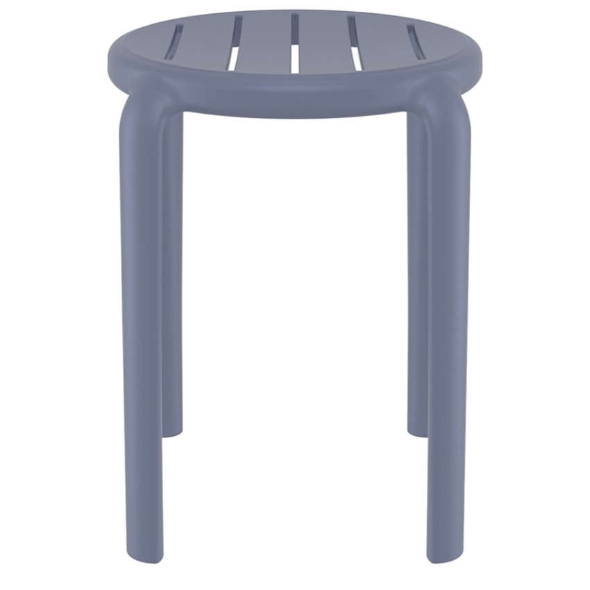 TOM 45εκ. ΣΚΑΜΠΟ DARK GREY ΠΟΛ/ΝΙΟΥ