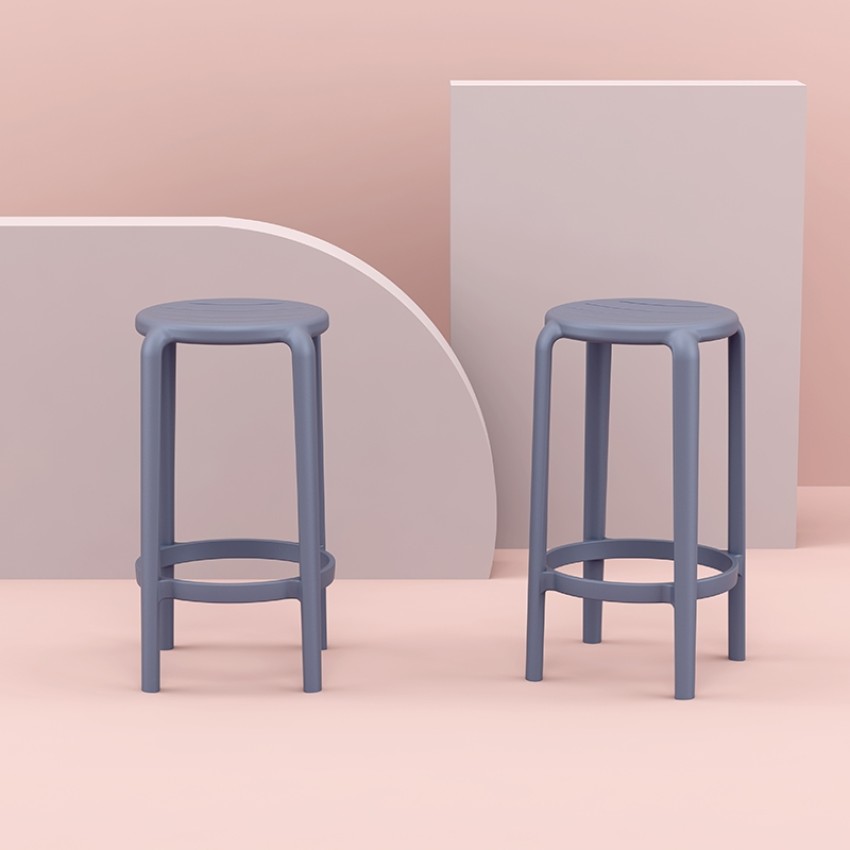 TOM 65εκ. ΣΚΑΜΠΟ DARK GREY ΠΟΛ/ΝΙΟΥ TOM 65εκ. ΣΚΑΜΠΟ DARK GREY ΠΟΛ/ΝΙΟΥ