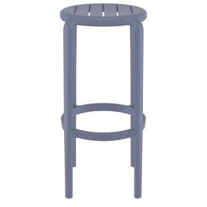 TOM 75εκ. ΣΚΑΜΠΟ DARK GREY ΠΟΛ/ΝΙΟΥ