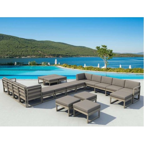 MYKONOS ΜΑΞΙΛΑΡΙ ΚΑΘΙΣΜΑΤΟΣ LIGHT BROWN