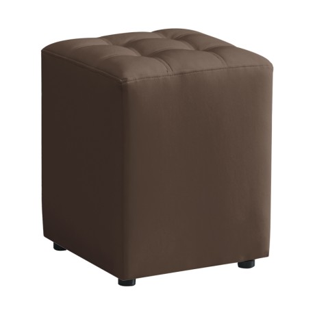 CUBE BROWN PU ΣΚΑΜΠΟ 35X35X42εκ.
