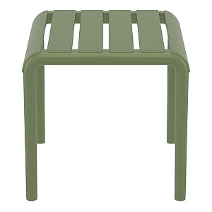 PARIS OLIVE GREEN ΤΡΑΠΕΖΙ 42X41X40εκ. ΠΟΛ/ΝΙΟΥ