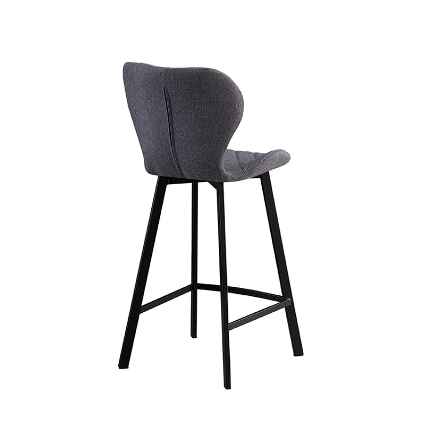 Σκαμπό Μπάρ 2τμχ Martin Γκρί Ύφασμα 48x46x65/97εκ. Σκαμπό Μπάρ 2τμχ Martin Γκρί Ύφασμα 48x46x65/97εκ.