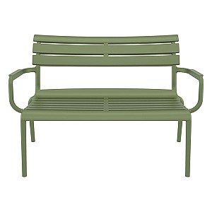 PARIS ΚΑΝΑΠΕΣ OLIVE GREEN 116X70X75εκ. ΠΟΛ/ΝΙΟΥ