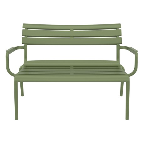 PARIS ΚΑΝΑΠΕΣ OLIVE GREEN 116X70X75εκ. ΠΟΛ/ΝΙΟΥ