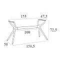 AIR ΒΑΣΗ WHITE XL 158,5X58X72,5εκ. ΠΟΛ/ΝΙΟΥ