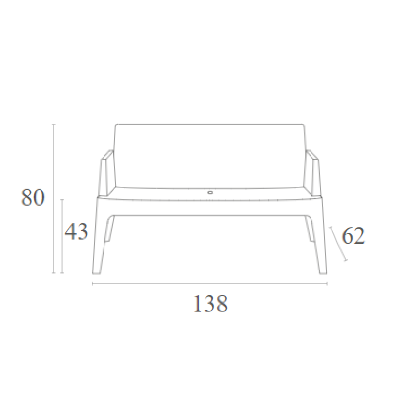 BOX DARK GREY KANAΠEΣ ΠΟΛ/ΝΙΟΥ