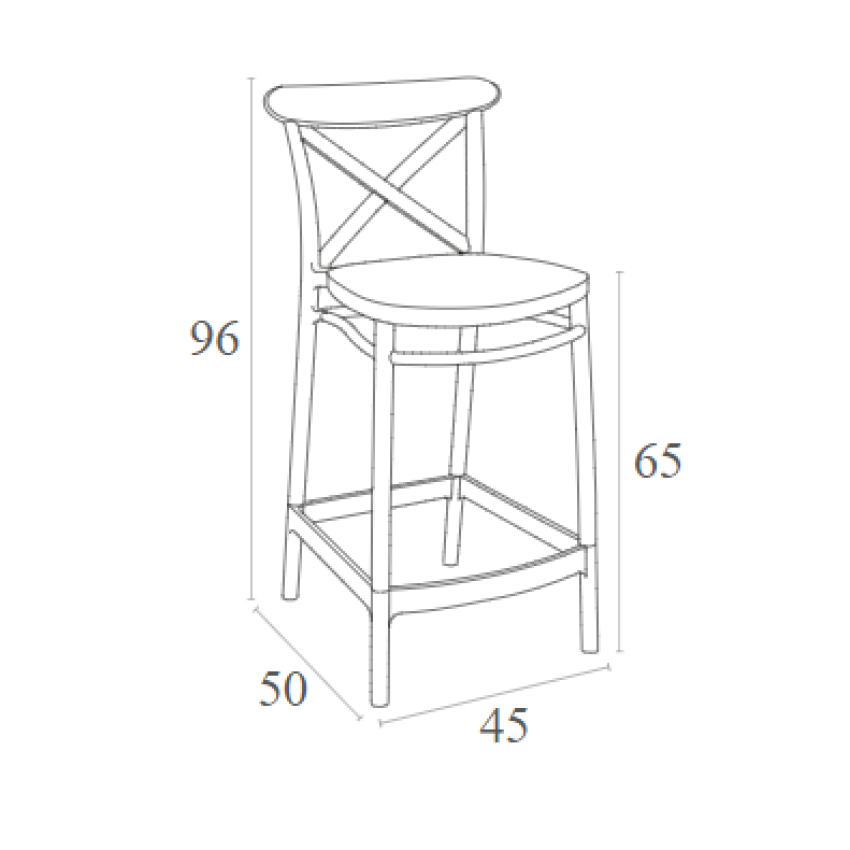 CROSS 65εκ. ΣΚΑΜΠΟ OLIVE GREEN ΠΟΛ/ΝΙΟΥ