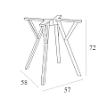 MAX ΒΑΣΗ WHITE SMALL 57X58X72εκ. ΠΟΛ/ΝΙΟΥ