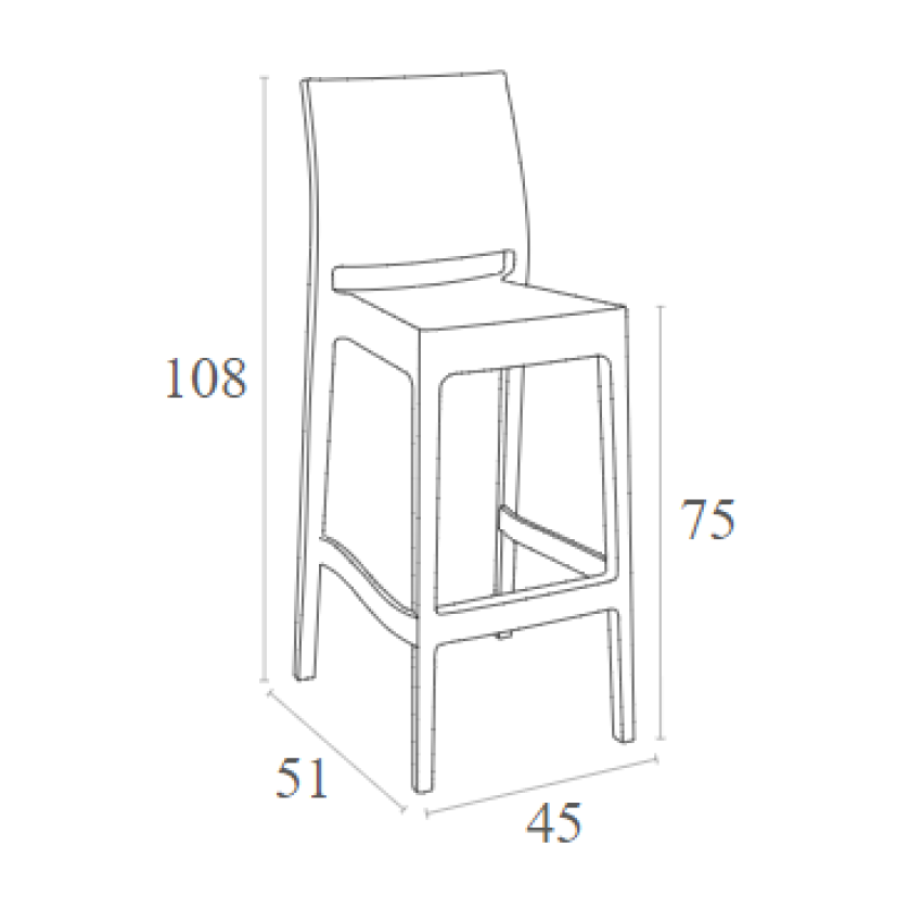 MAYA 75εκ. ΣΚΑΜΠΟ OLIVE GREEN ΠΟΛ/ΝΙΟΥ